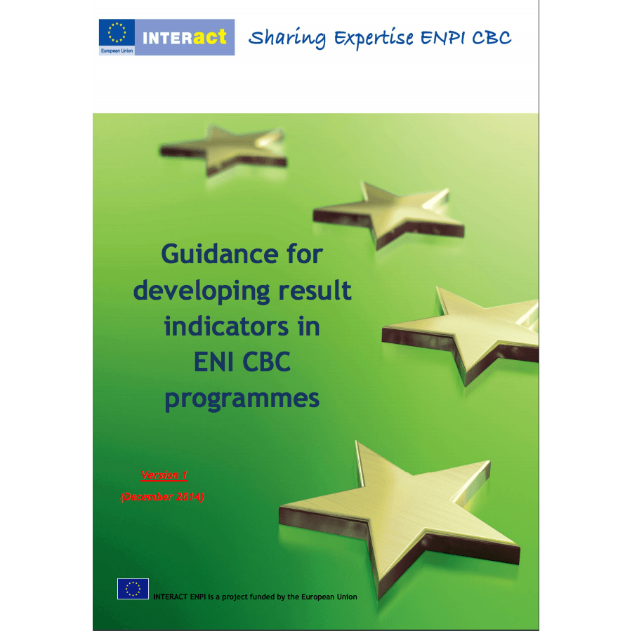 Guide for developing result indicators in ENI CBC programmes